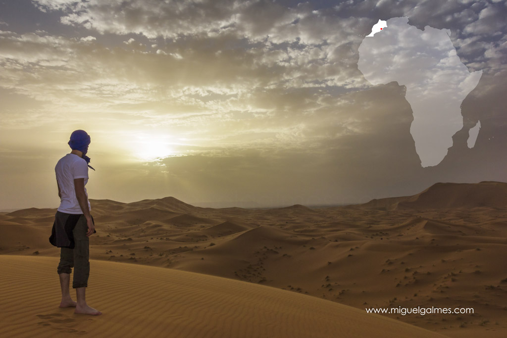 Las arenas de Erg Chebbi Las arenas de Erg Chebbi