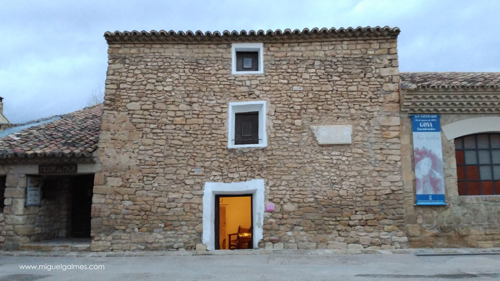 Fuendetodos, la cuna de un genio. Fuendetodos, la cuna de un genio.