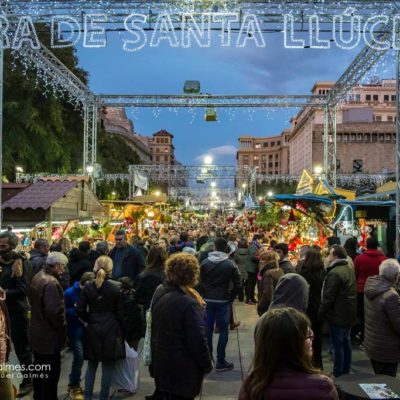 Christmas market of Santa Lucia, Barcelona