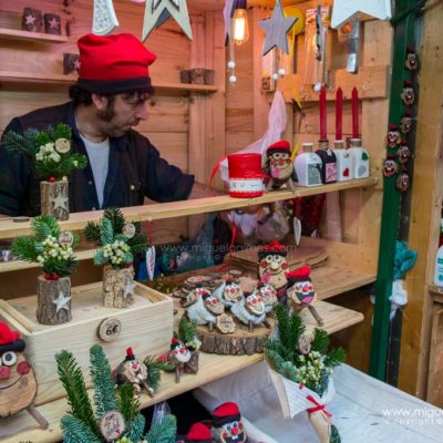 Christmas market of Santa Lucia, Barcelona