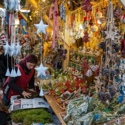 Christmas market of Santa Lucia, Barcelona