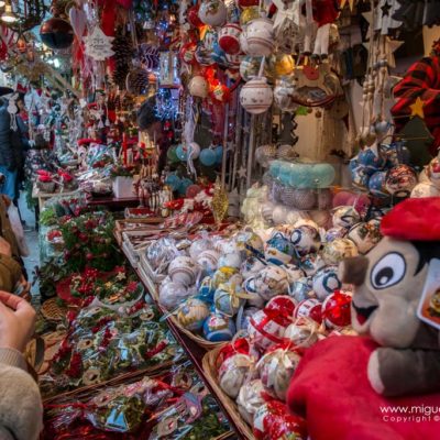 Christmas market of Santa Lucia, Barcelona