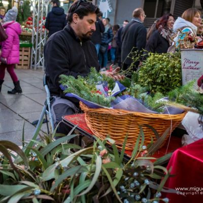 Christmas market of Santa Lucia, Barcelona