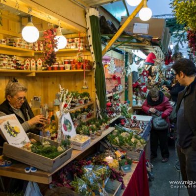 Christmas market of Santa Lucia, Barcelona