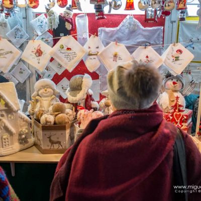 Christmas market of Santa Lucia, Barcelona