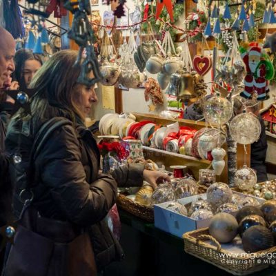 Christmas market of Santa Lucia, Barcelona