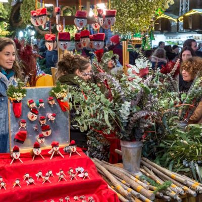 Christmas market of Santa Lucia, Barcelona