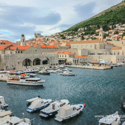 Old Port of old town of Dubrovnik