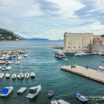 Old Port of old town of Dubrovnik