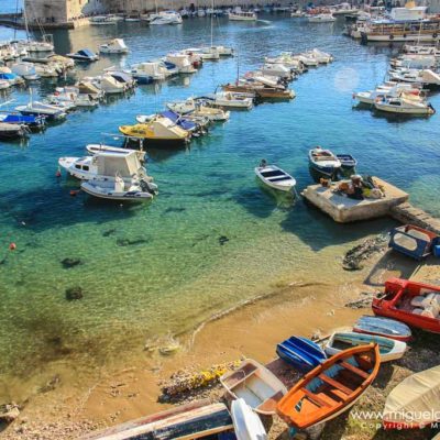 Old Port of old town of Dubrovnik