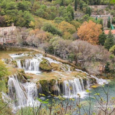 Skradinski waterfall, Krka National Park. Croatia, Europe.